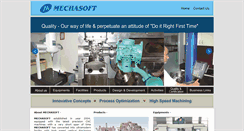 Desktop Screenshot of mechasoft.in